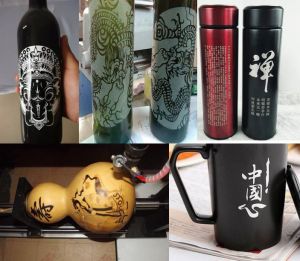 河池宜州酒瓶葫芦工艺品激光雕刻机